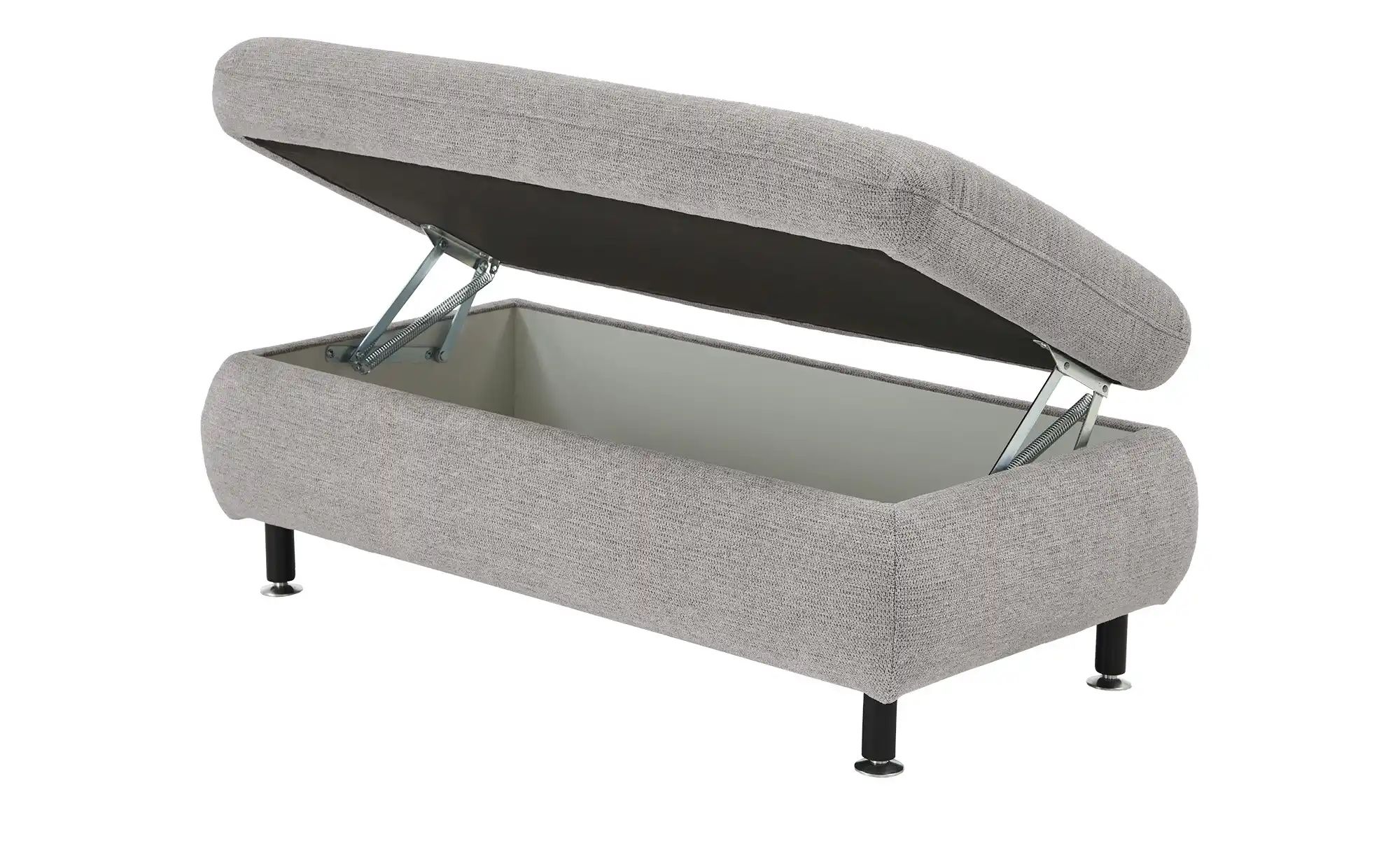 Lounge Collection Polsterhocker  Liora ¦ grau ¦ Maße (cm): B: 129 H: 47 T: günstig online kaufen