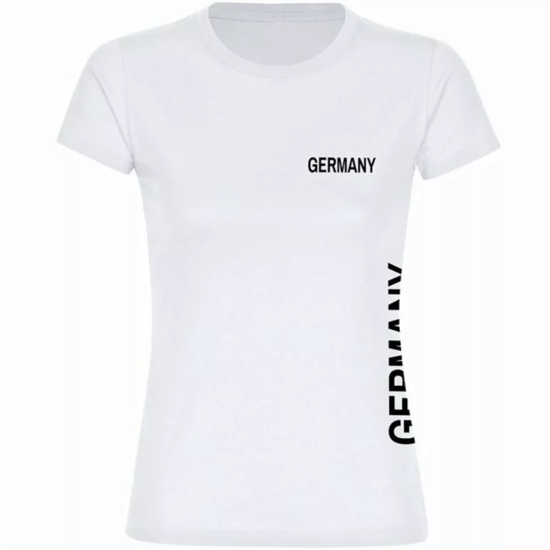 multifanshop T-Shirt Damen Germany - Brust & Seite - Frauen günstig online kaufen