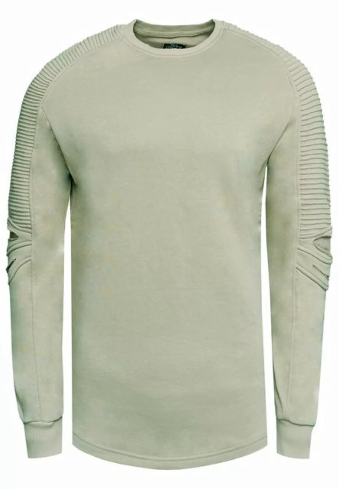 Rusty Neal Sweatshirt, mit geripptem Ärmeldesign günstig online kaufen