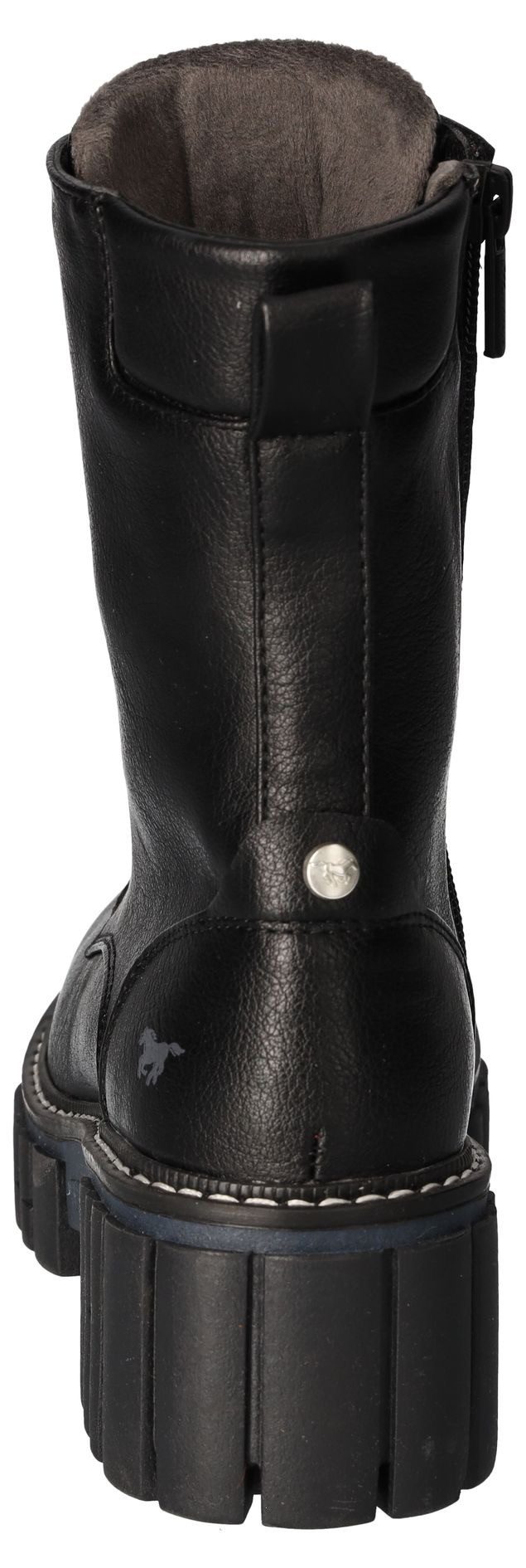 Mustang Shoes Schnürboots, Blockabsatz, Schnürstiefelette mit günstig online kaufen