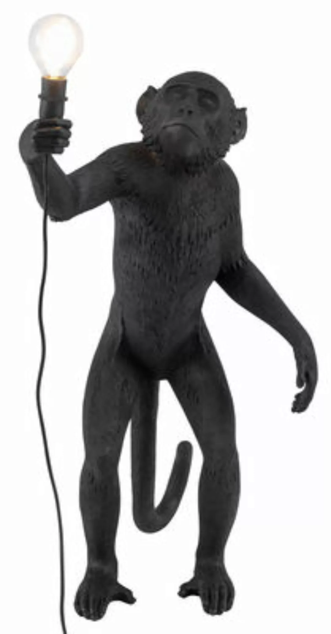Outdoorlampe Monkey Standing plastikmaterial schwarz / outdoorgeeignet - H günstig online kaufen