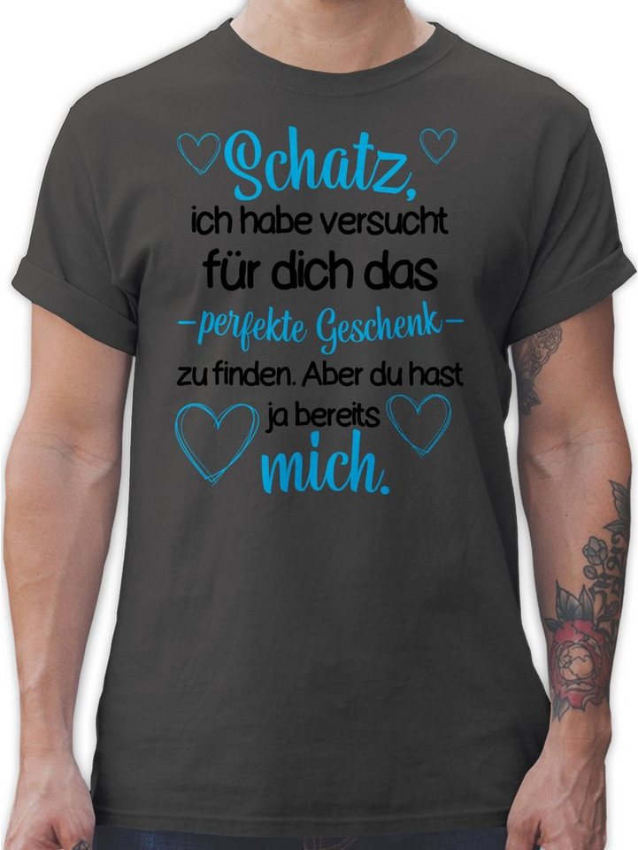 Shirtracer T-Shirt Perfekte Geschenk zu finden Valentinstag Weihnachten Par günstig online kaufen