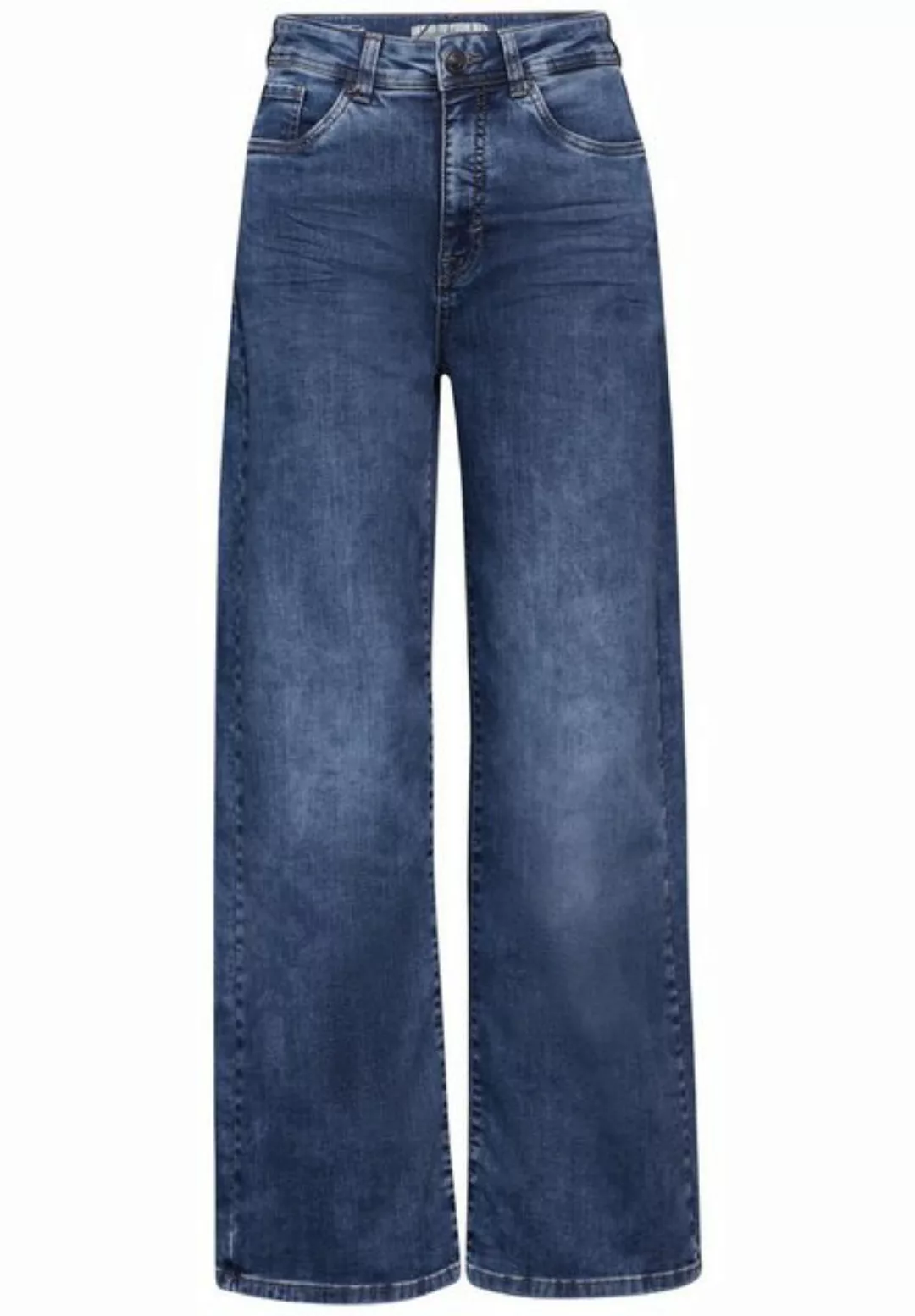 STREET ONE Loose-fit-Jeans, mit Wide Legs günstig online kaufen