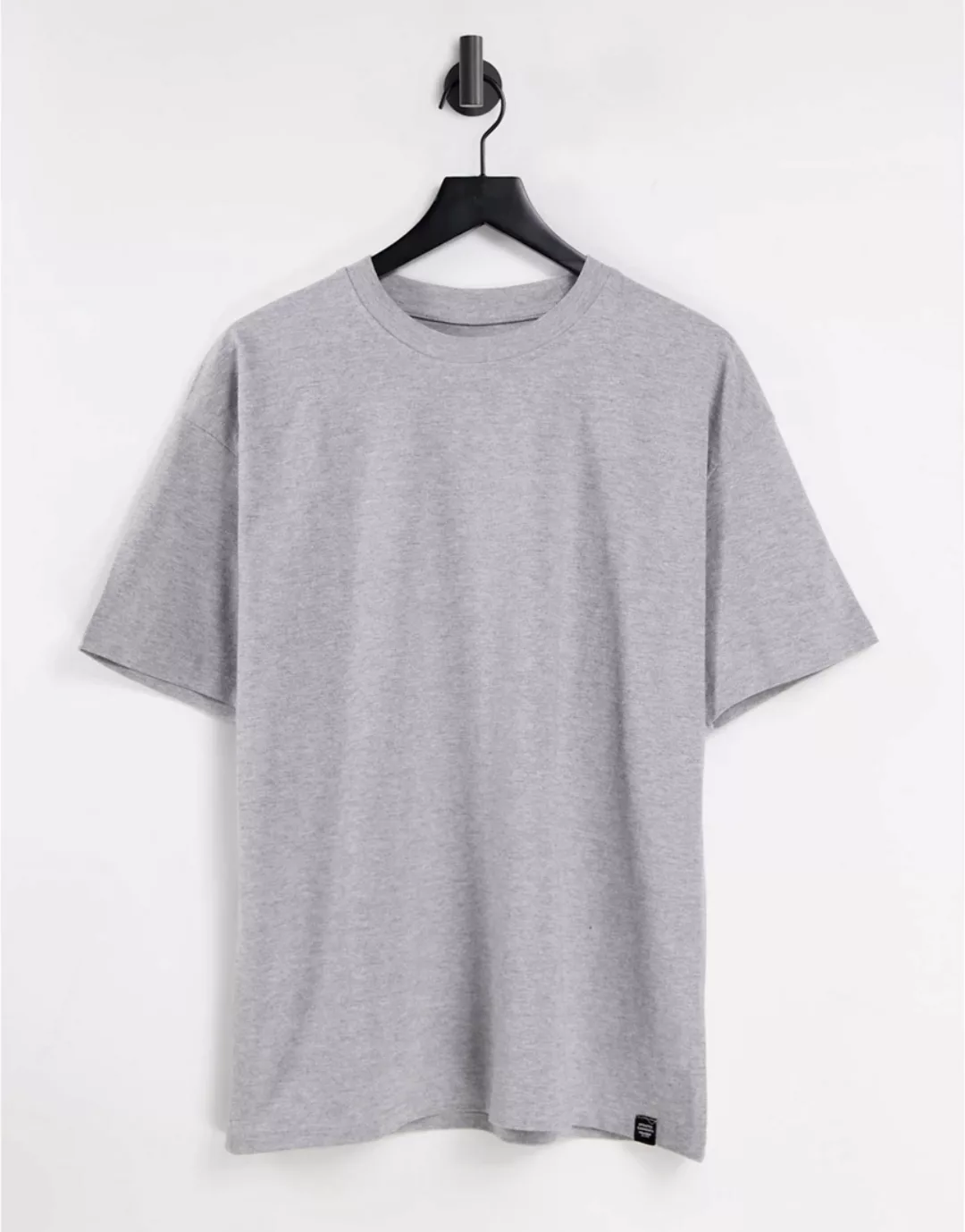 Pull&Bear – Locker geschnittenes Hemd in Grau günstig online kaufen