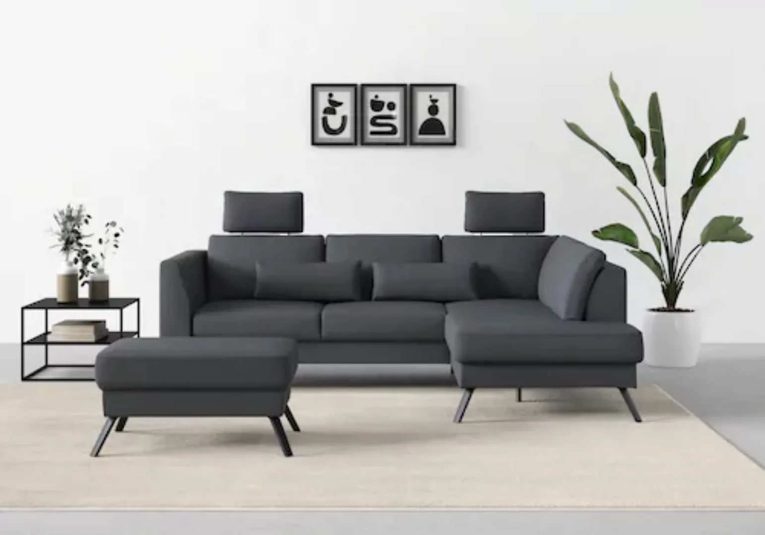 sit&more Ecksofa "Lindholm L-Form" günstig online kaufen