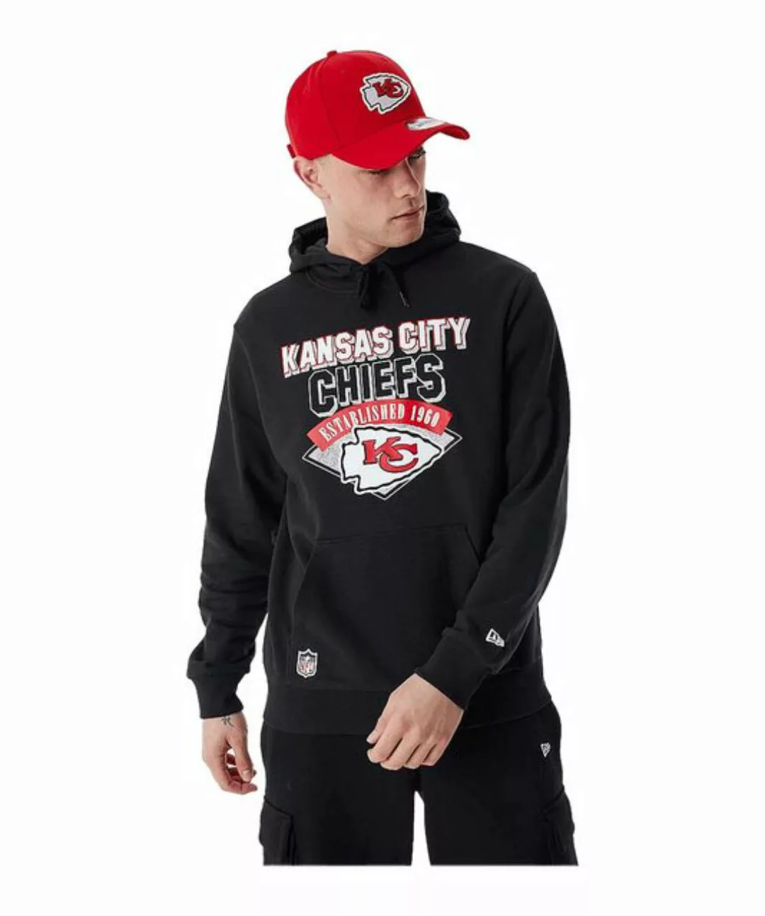 New Era Sweatshirt NFL Kansas City Chiefs Hoody Baumwolle günstig online kaufen