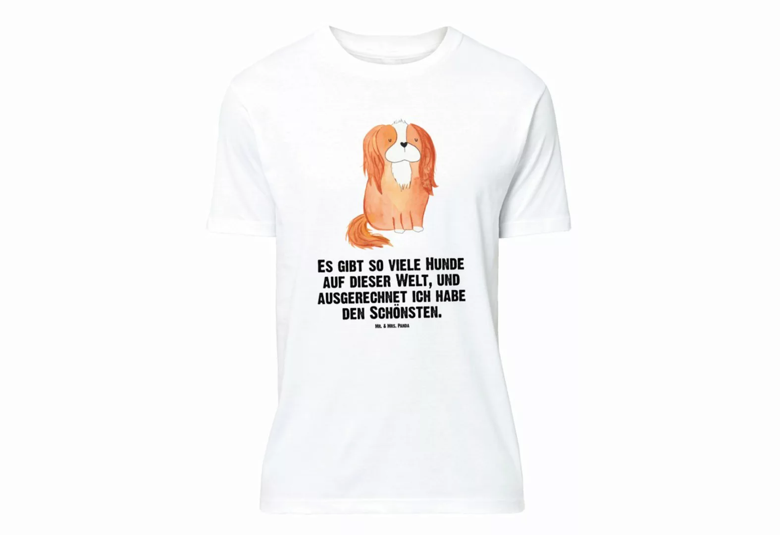 Mr. & Mrs. Panda T-Shirt Cavalier King Charles Spaniel - Weiß - Geschenk, H günstig online kaufen