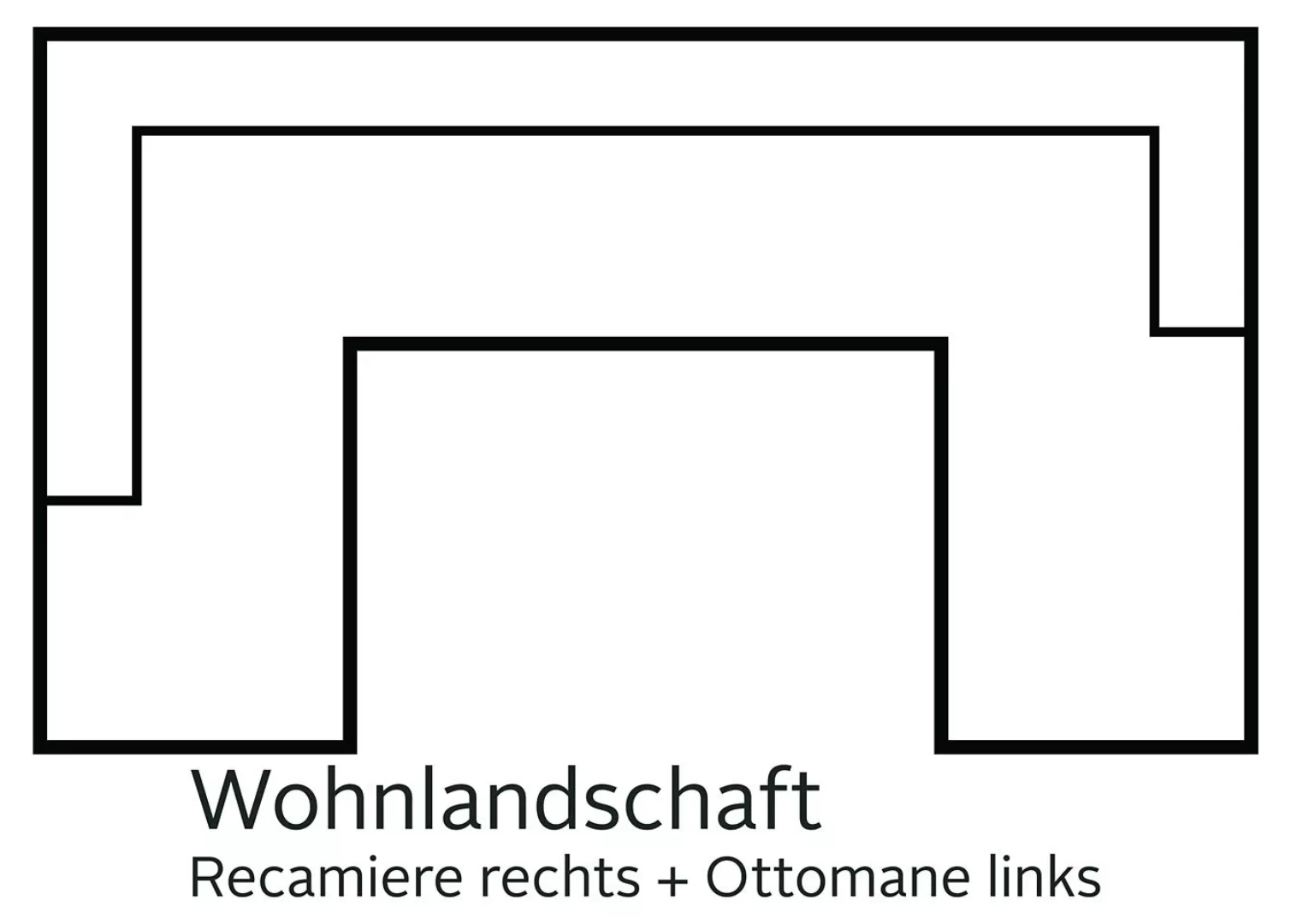 sit&more Wohnlandschaft "Savoni U-Form", wahlweise mit Bettfunktion günstig online kaufen