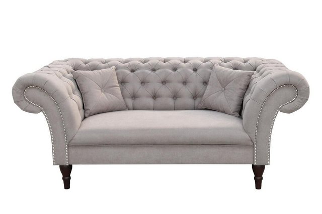 Xlmoebel Sofa Neue 2-Sitzer Chesterfield Stoffsofa Garnitur, Hergestellt in günstig online kaufen