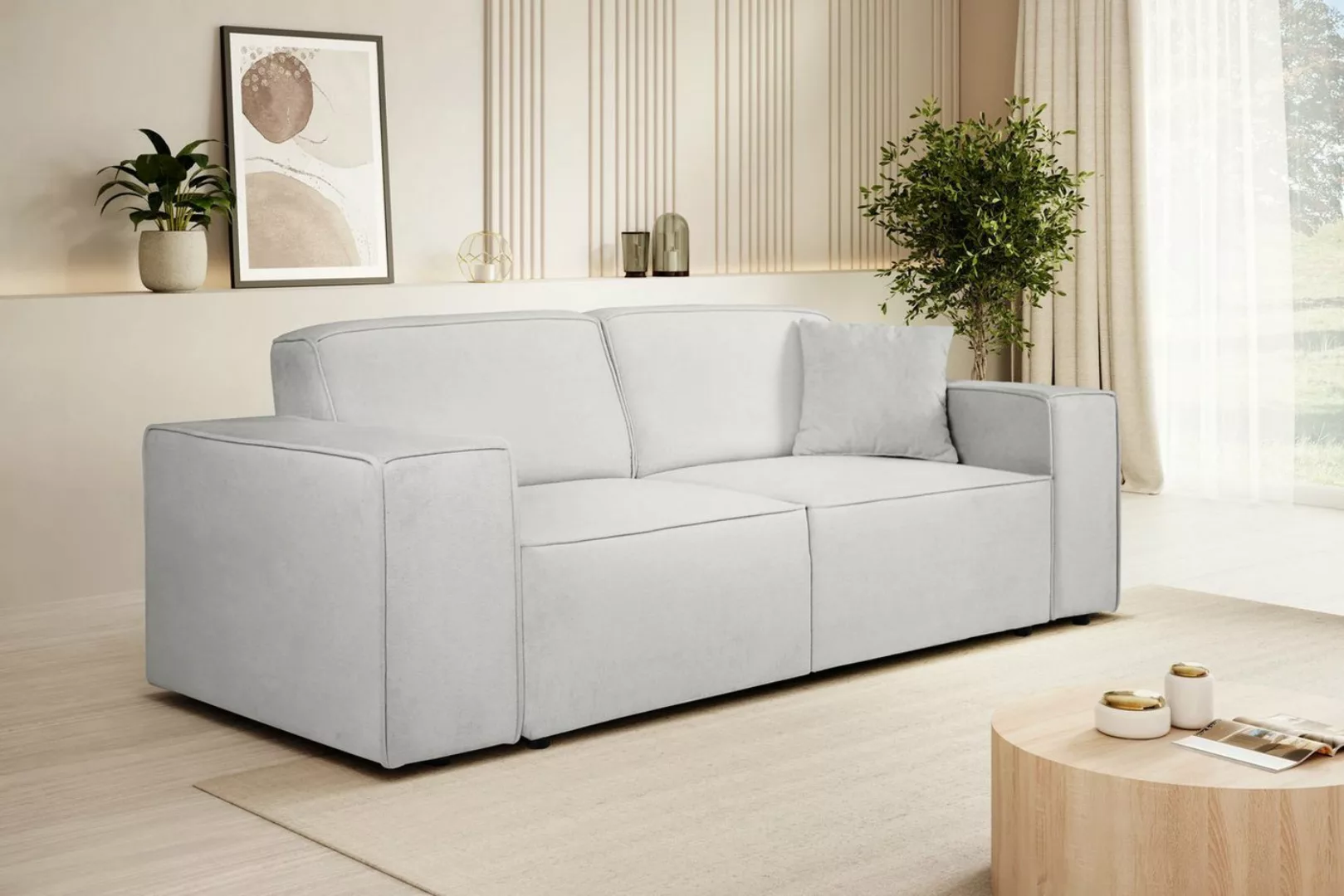 Beautysofa Sofa PEDRO III, 3-Sitzer, ohne Schlaffunktion, Viele Farbvariant günstig online kaufen