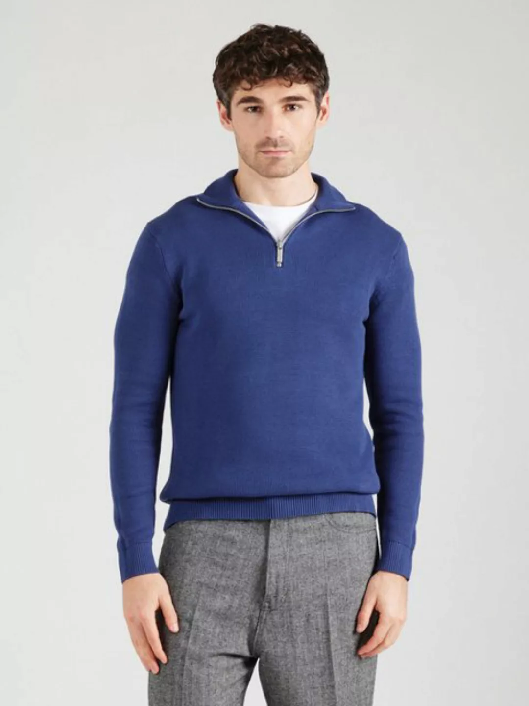 SELECTED HOMME Troyer SLHDANE LS KNIT STRUCTURE HALF ZIP NOOS günstig online kaufen