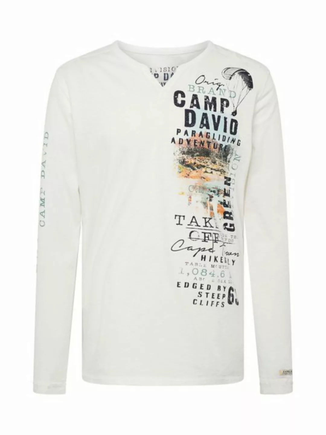 CAMP DAVID Langarmshirt (1-tlg) günstig online kaufen