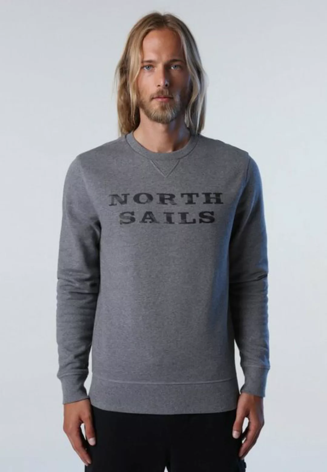 North Sails Sweatshirt Sweatshirt mit North Sails-Schriftzug günstig online kaufen