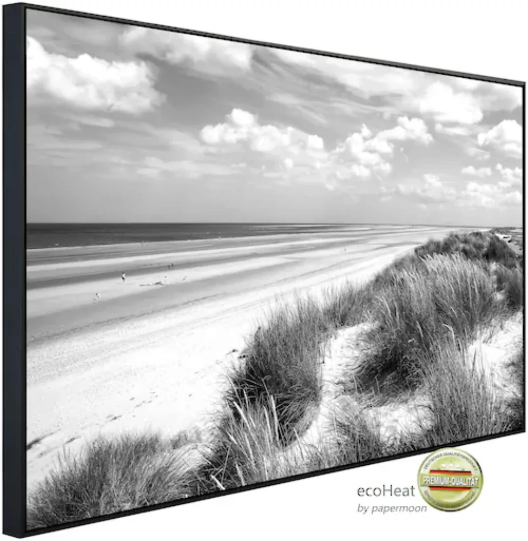 Papermoon Infrarotheizung »Strand Schwarz & Weiß«, sehr angenehme Strahlung günstig online kaufen