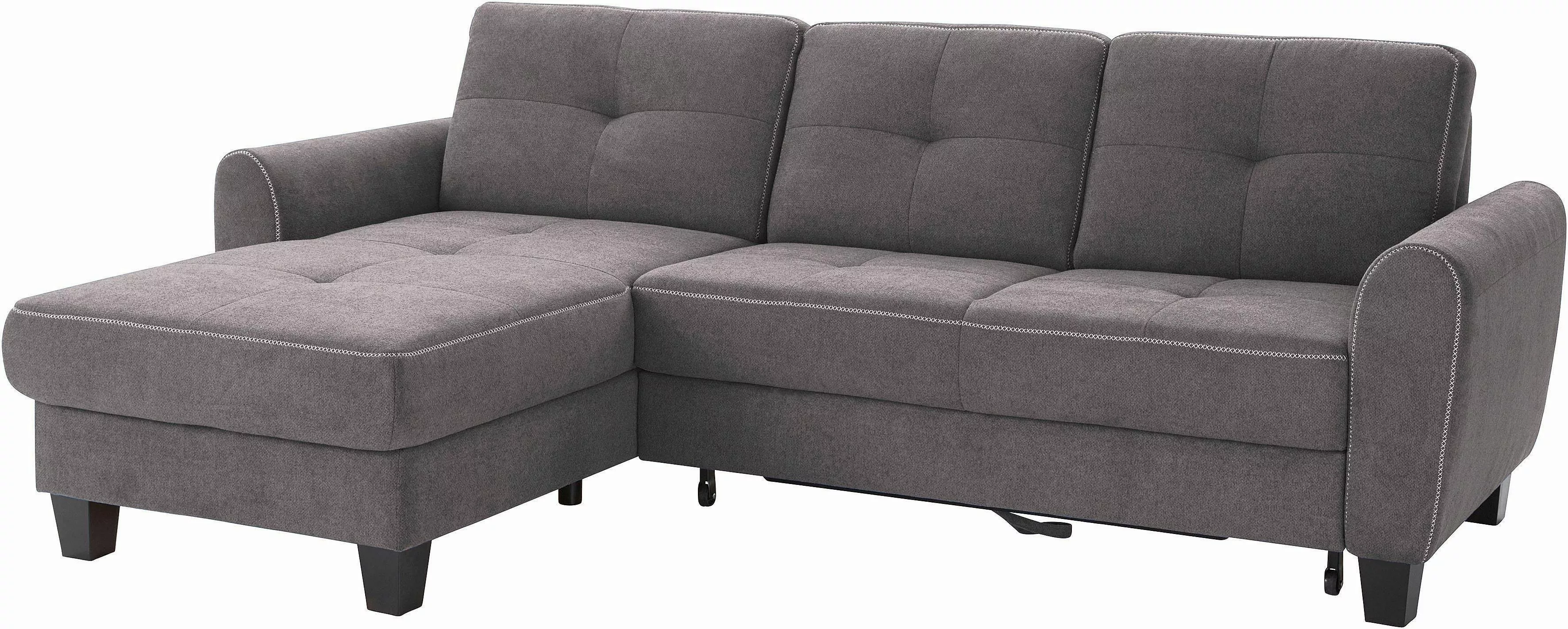 sit&more Ecksofa Varese L-Form, mit Federkern, günstig online kaufen