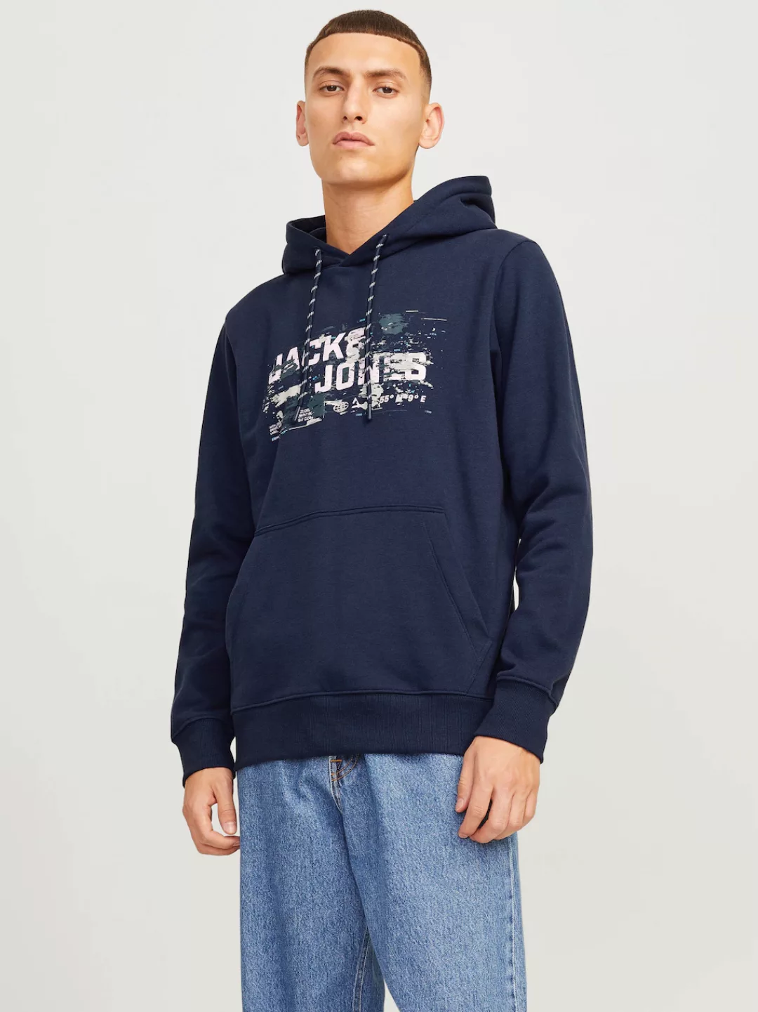 Jack & Jones Herren Hoodie Kapuzenpullover JCOOUTDOOR LOGO- Regular Fit günstig online kaufen