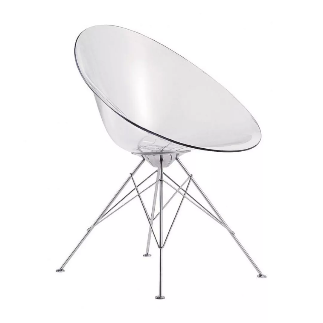 Kartell - Ero/S/ Stuhl mit Eiffelturmgestell - transparent/transparent/BxHx günstig online kaufen