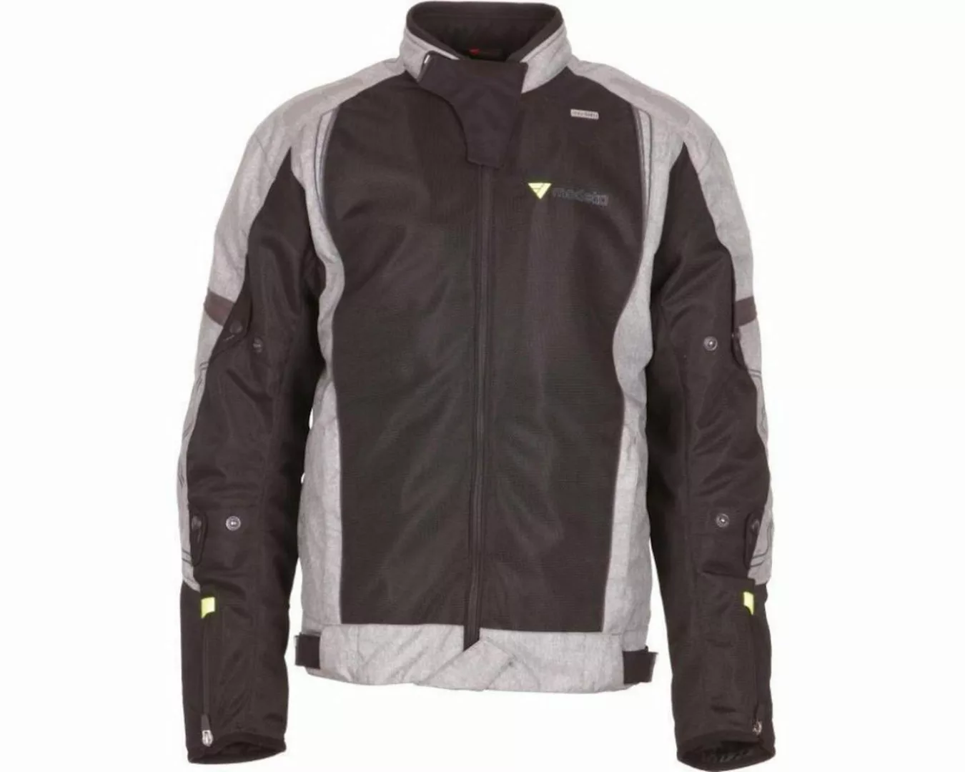 Modeka Motorradjacke Modeka Breeze Textiljacke schwarz / grau S günstig online kaufen