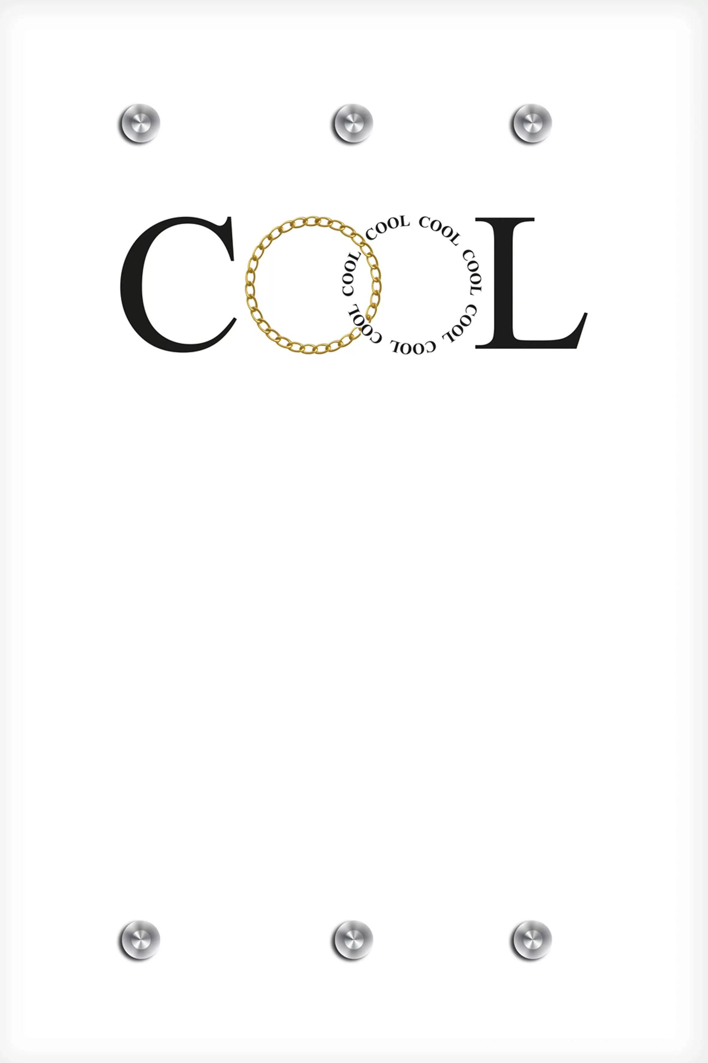 queence Garderobenleiste "COOL", mit 6 Haken, 80 x 120 cm günstig online kaufen