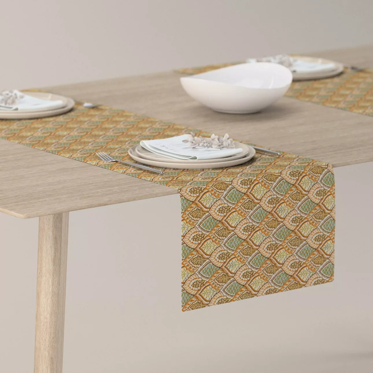 Tischläufer, beige- grün, 40 x 130 cm, Intenso Premium (144-28) günstig online kaufen