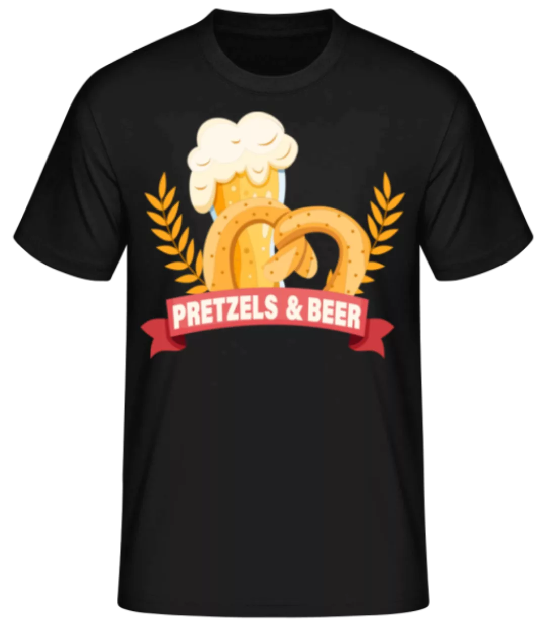 Pretzels And Beer · Männer Basic T-Shirt günstig online kaufen