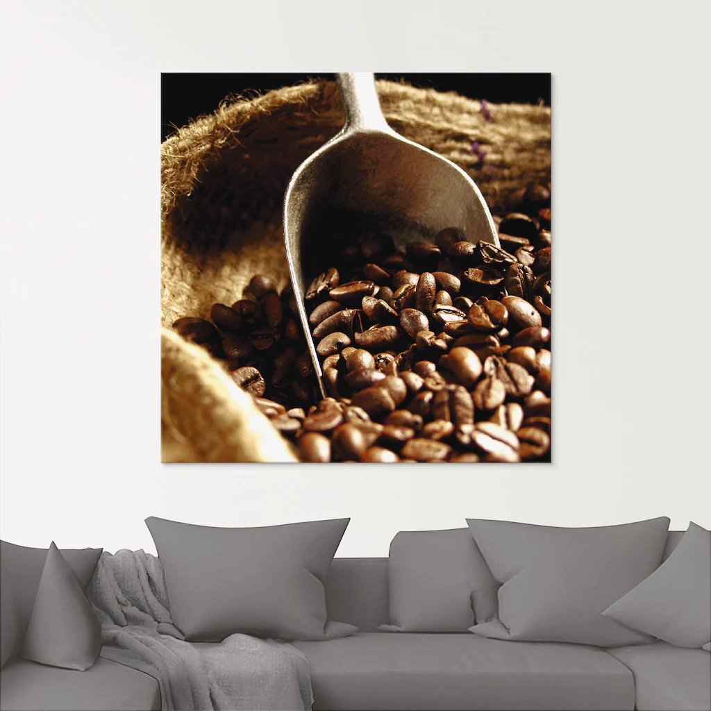 Artland Glasbild »Kaffee«, Getränke, (1 St.), in verschiedenen Größen günstig online kaufen