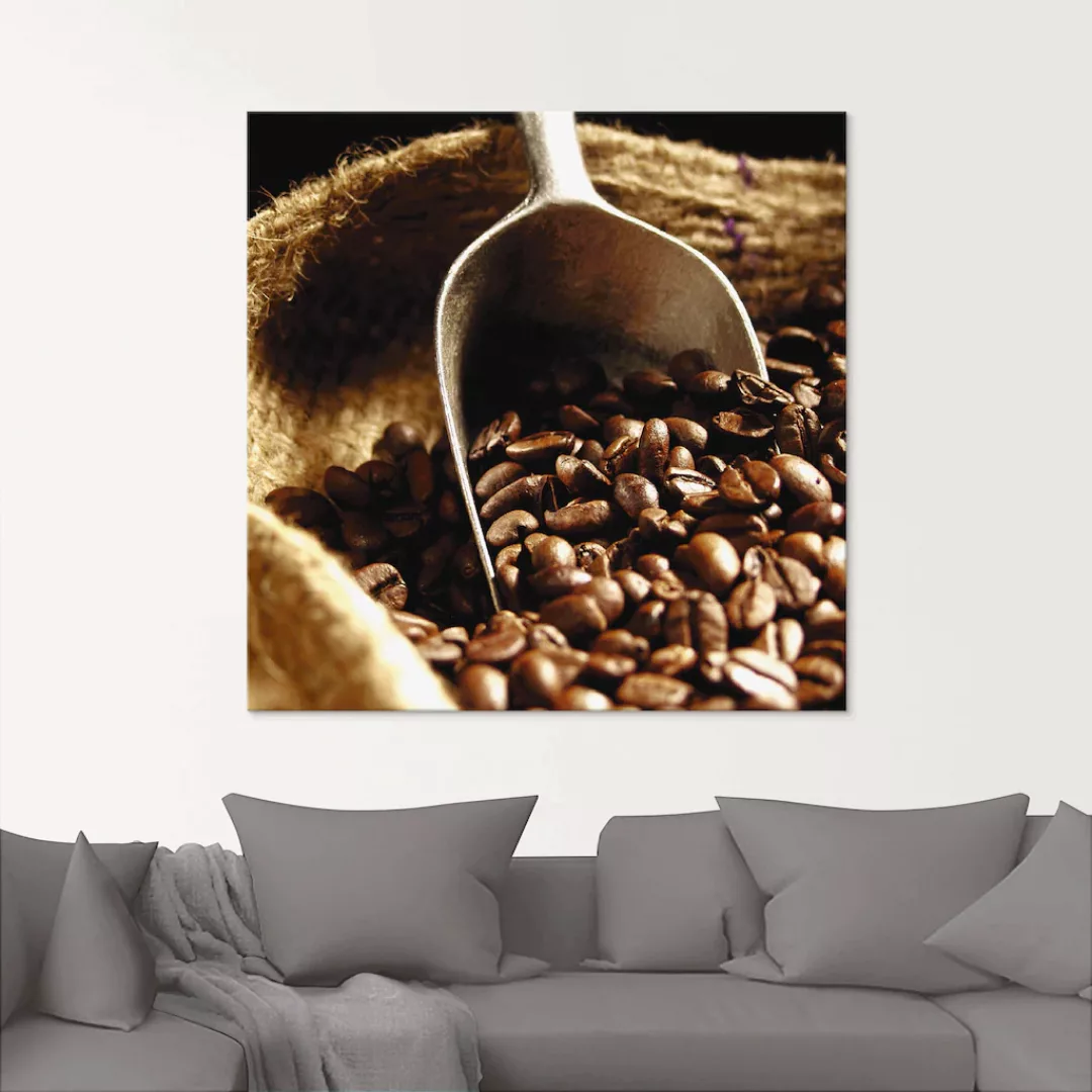 Artland Glasbild "Kaffee", Getränke, (1 St.), in verschiedenen Größen günstig online kaufen