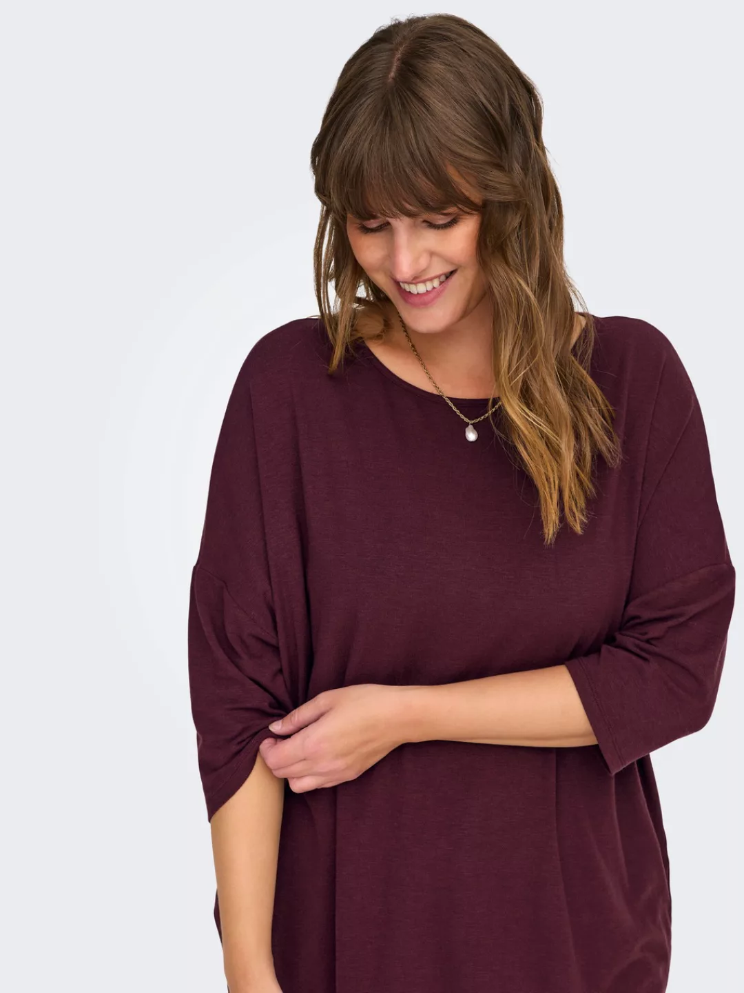 ONLY CARMAKOMA 3/4-Arm-Shirt CARLAMOUR 3/4 TOP JRS NOOS günstig online kaufen