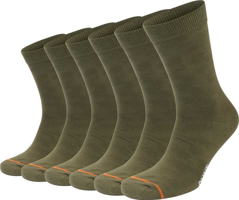 Suitable Socken 6 Paare Bio Olivgrün - Größe 42-46 günstig online kaufen