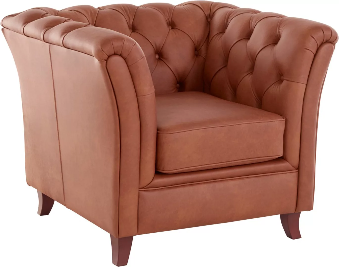 Home affaire Chesterfield-Sessel "Reims Cocktailsessel, Sessel", mit echter günstig online kaufen