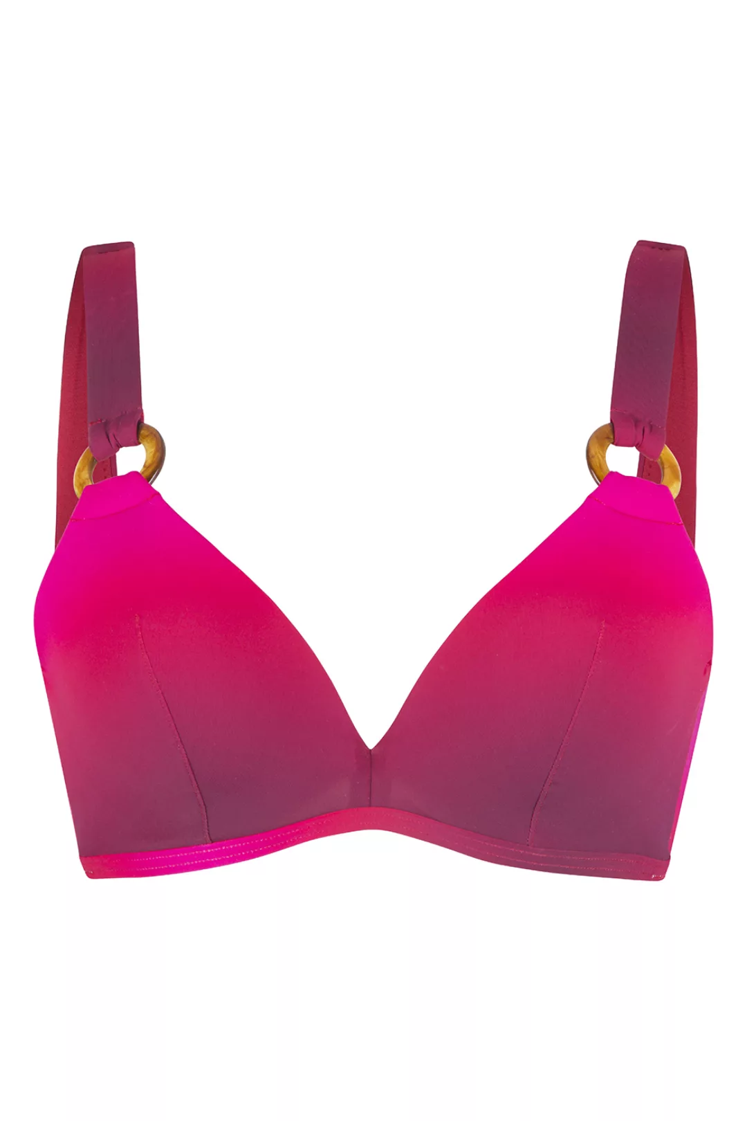 LingaDore gepolstertes Triangel Bikini Oberteil Orchid Red 42C rot günstig online kaufen