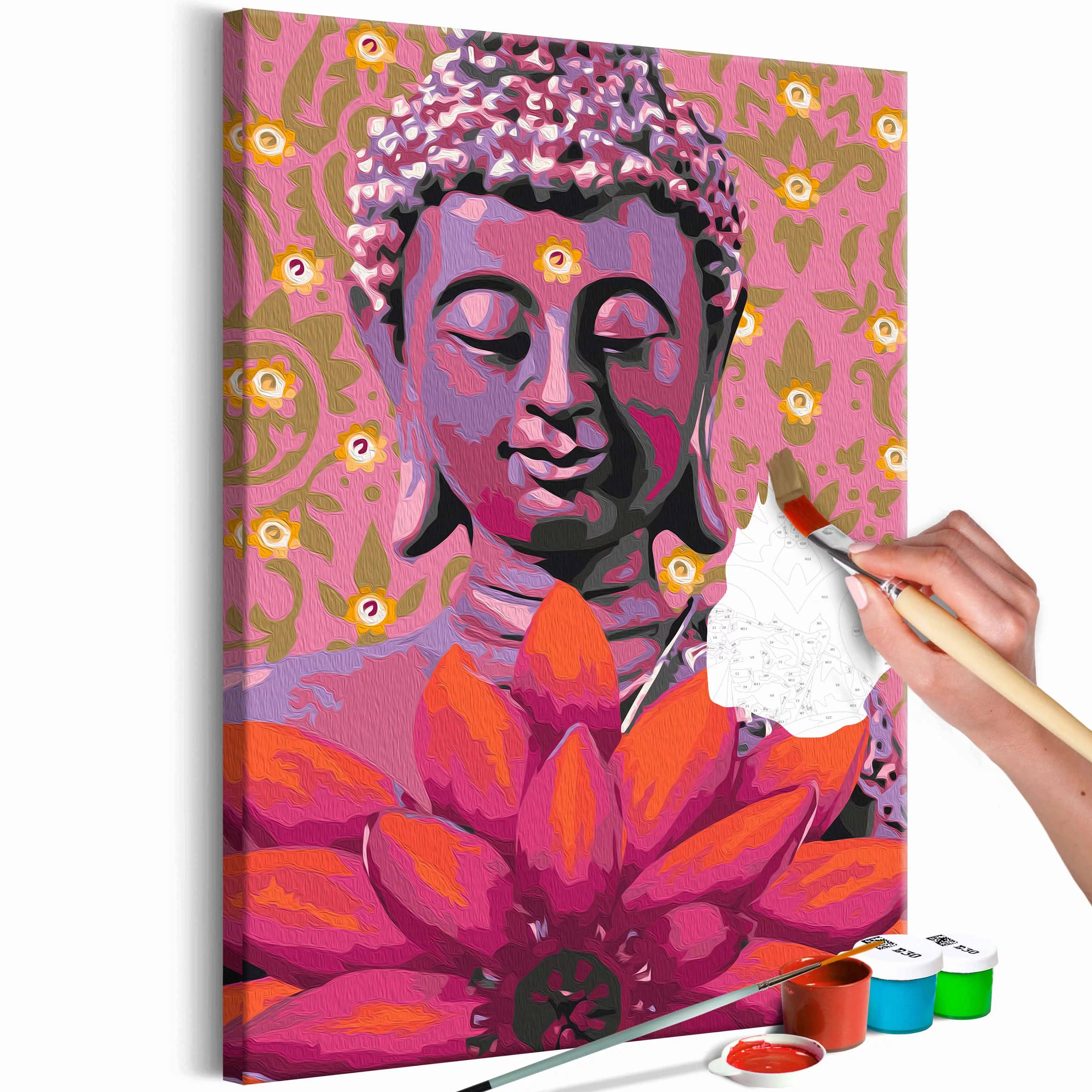 Malen nach Zahlen - Friendly Buddha günstig online kaufen