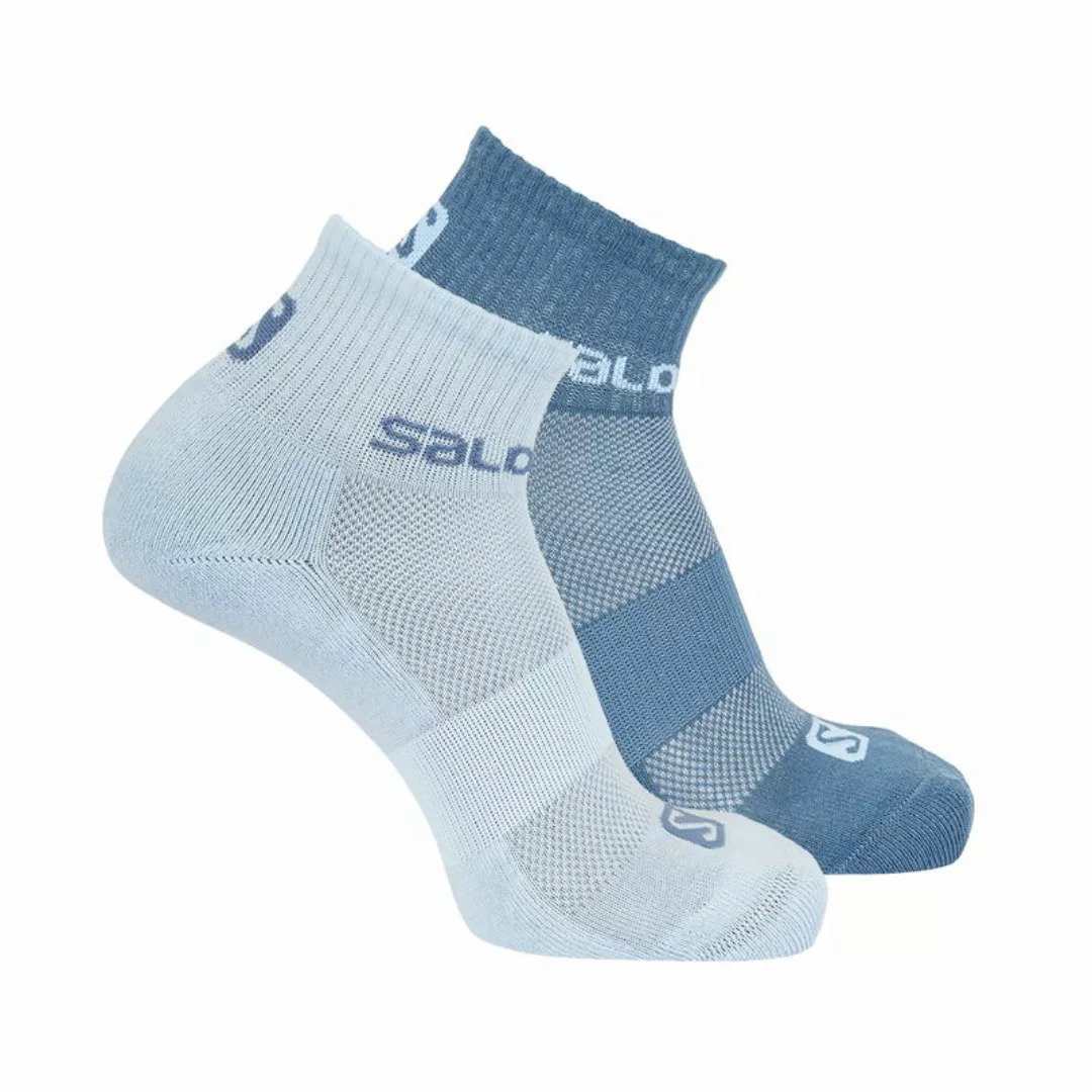 Salomon Unisex Socken - Evasion 2 Pack, Wandersocken Artic Ice/Copen Blue 3 günstig online kaufen