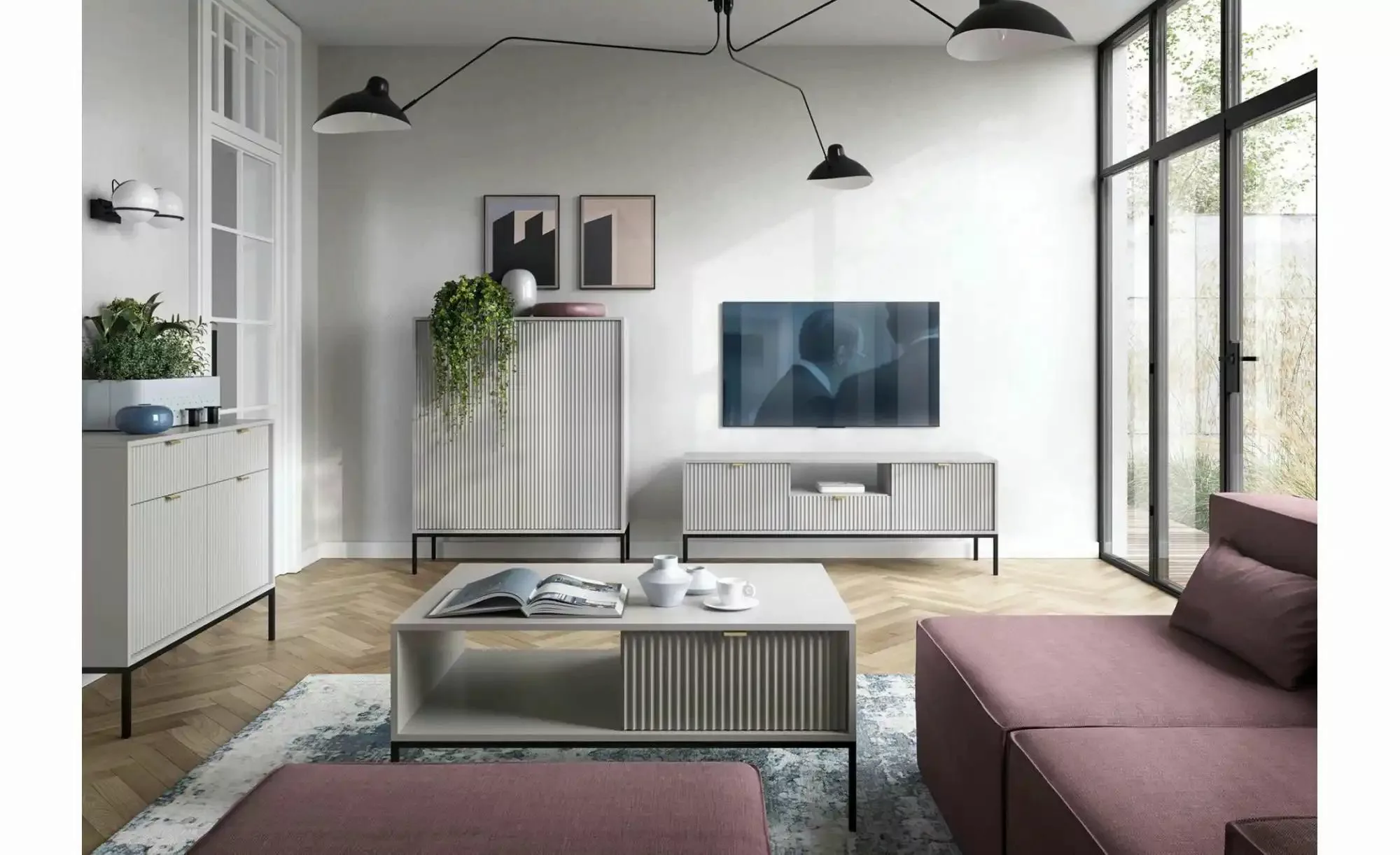 Couchtisch  Nova ¦ grau ¦ Maße (cm): B: 104 H: 46 Tische > Couchtische > Co günstig online kaufen