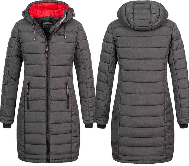 Geographical Norway Steppmantel Damen Winter Jacke Stepp Mantel Lange Stepp günstig online kaufen