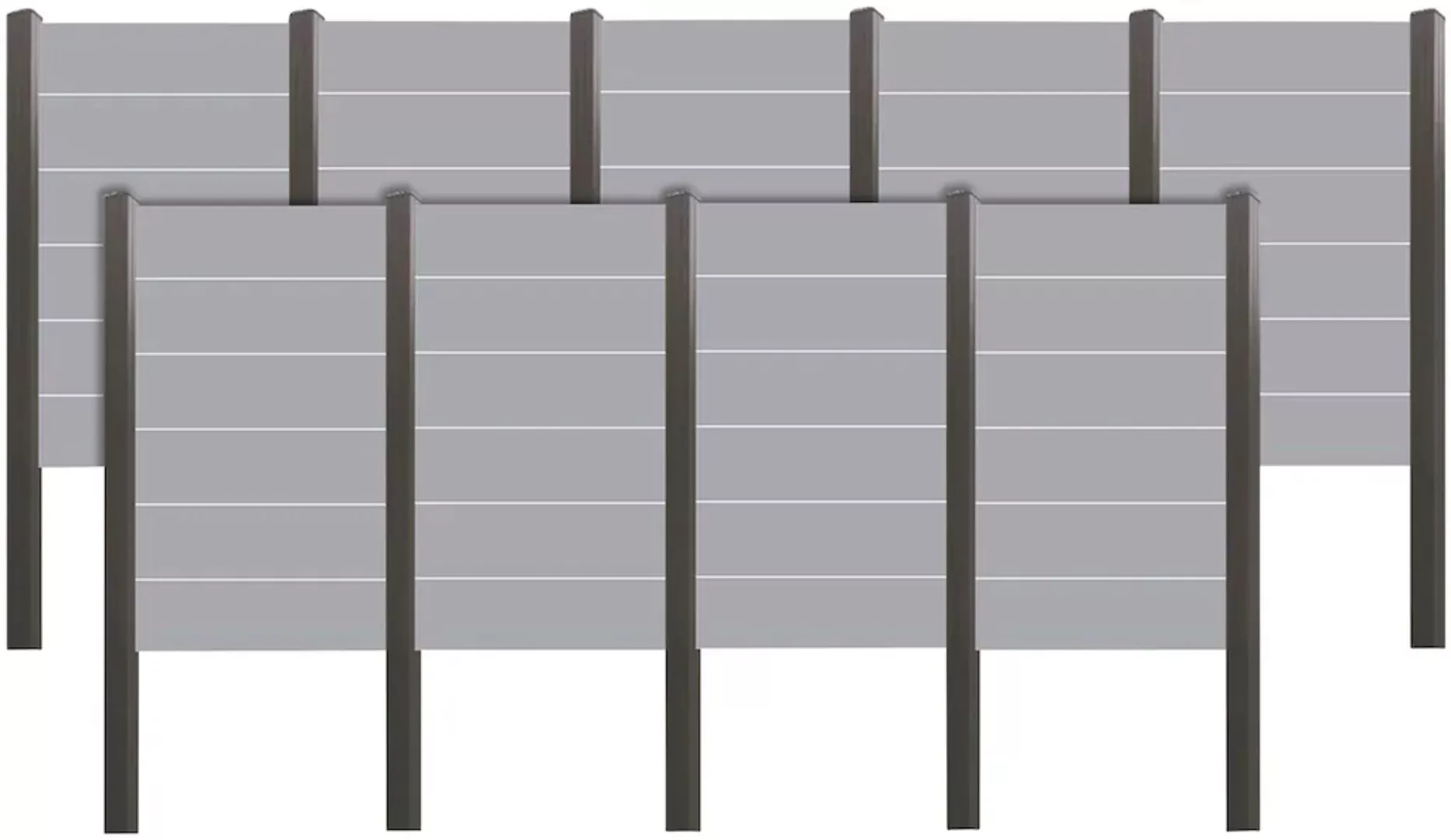 Tetzner & Jentzsch Sichtschutzelement "ROUNDROCK 7", (Set), Satiniertes Gla günstig online kaufen