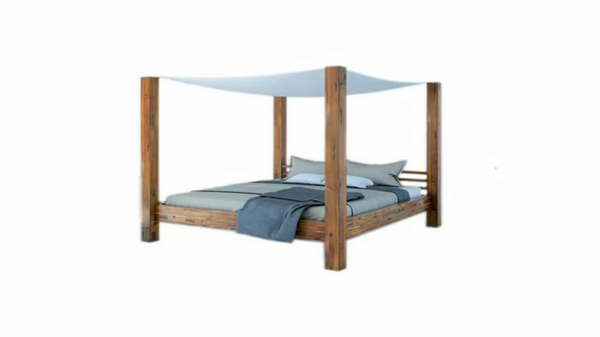 SAM® Himmelbett Johanna, Balkenbett aus massiver Akazie 180 cm günstig online kaufen