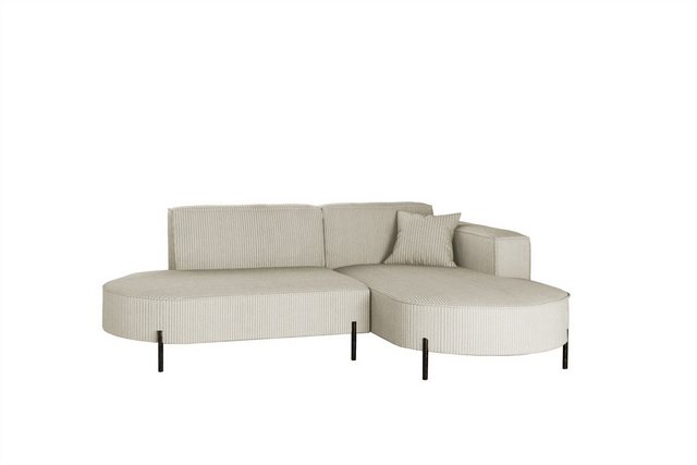 Fun Möbel Ecksofa Sofa VALENCIA XS in Stoff Scala, Ottomane Links oder Rech günstig online kaufen