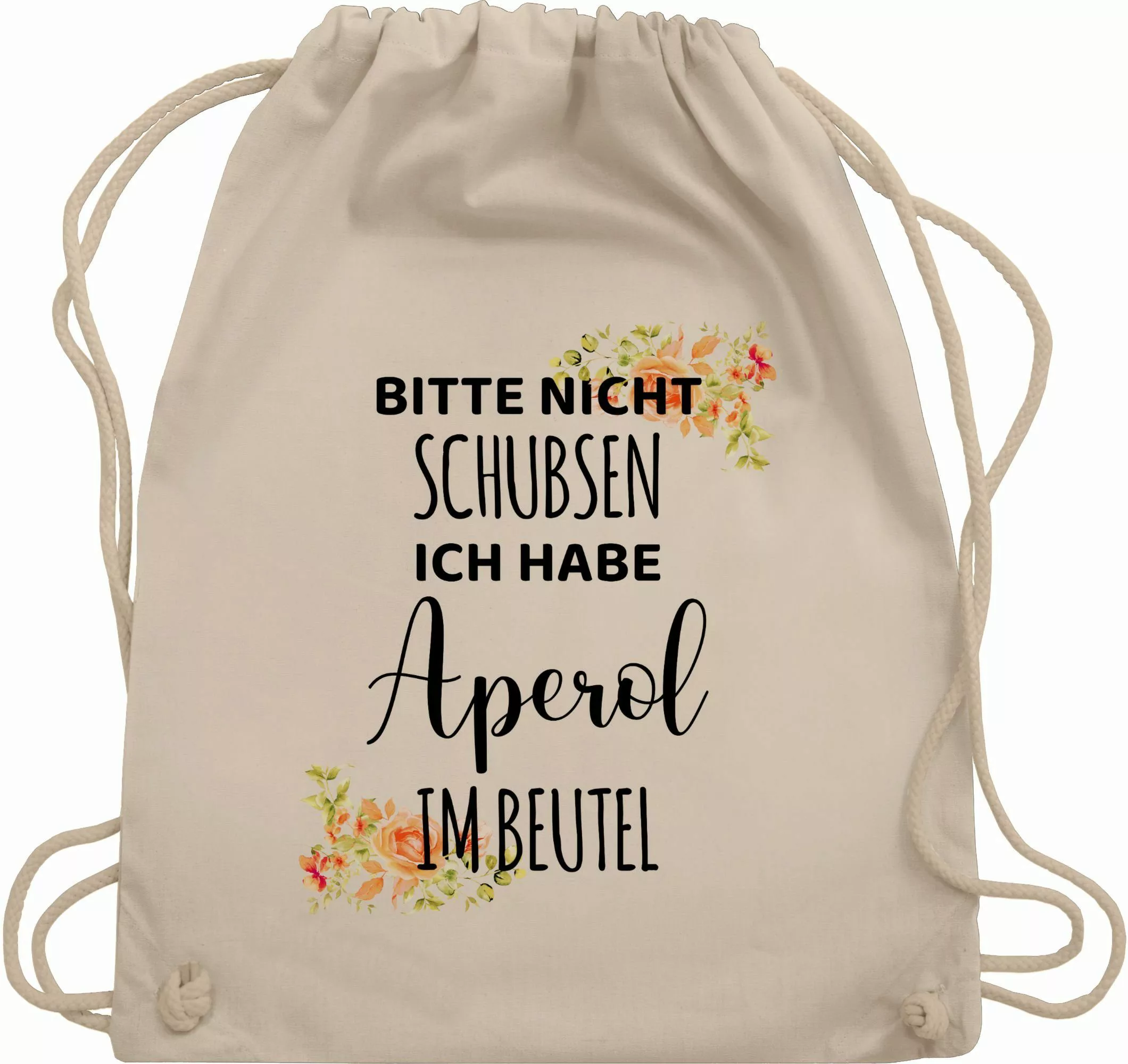 Shirtracer Turnbeutel Bitte nicht schubsen ich günstig online kaufen