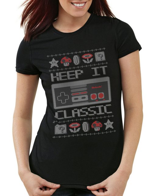 style3 T-Shirt Keep it Classic Ugly Sweater NES x-mas pulli weihnachten swe günstig online kaufen