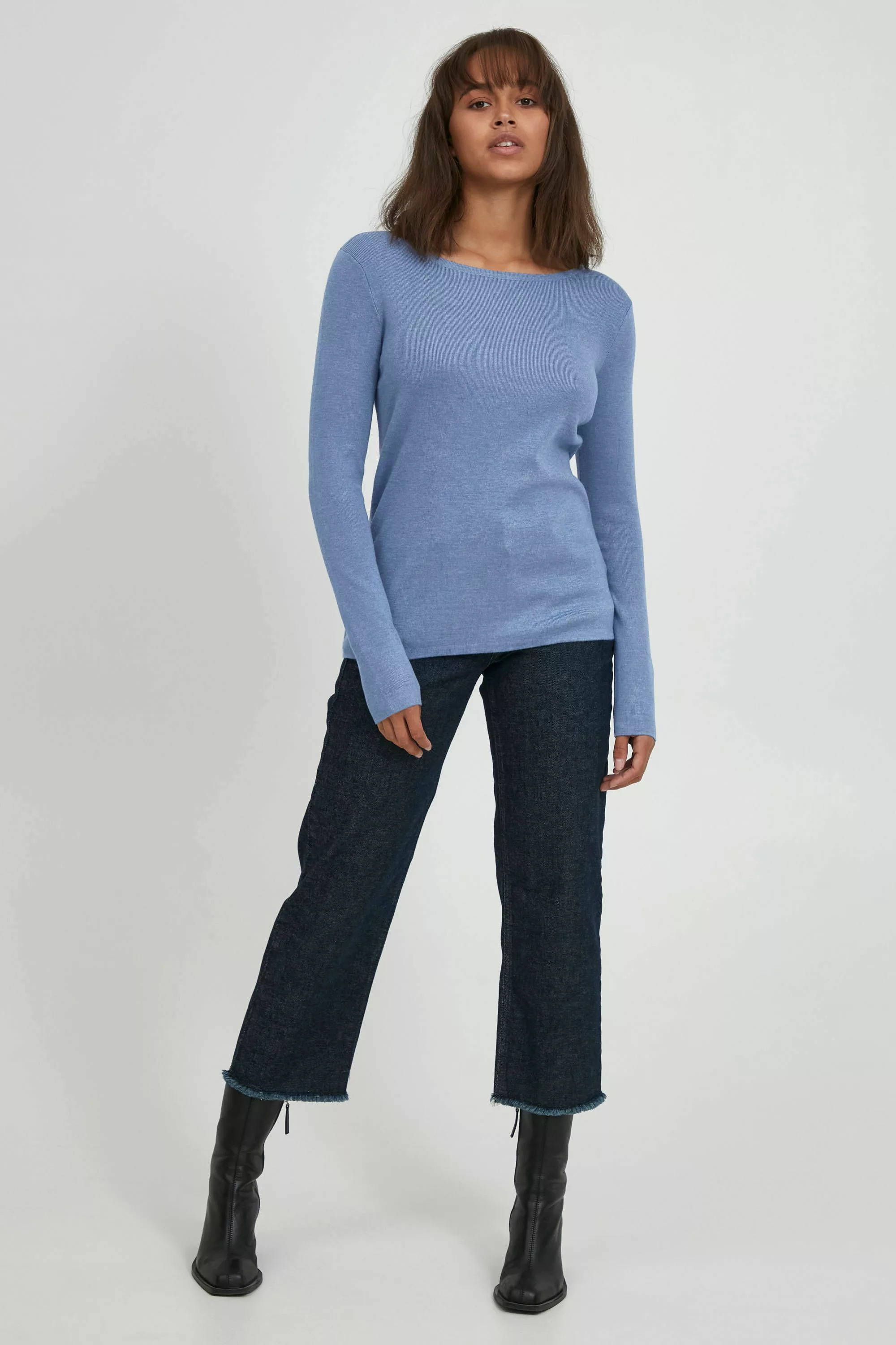 Pulz Jeans Strickpullover PZSARA - 50203228 Femininer Feinstrickpullover günstig online kaufen