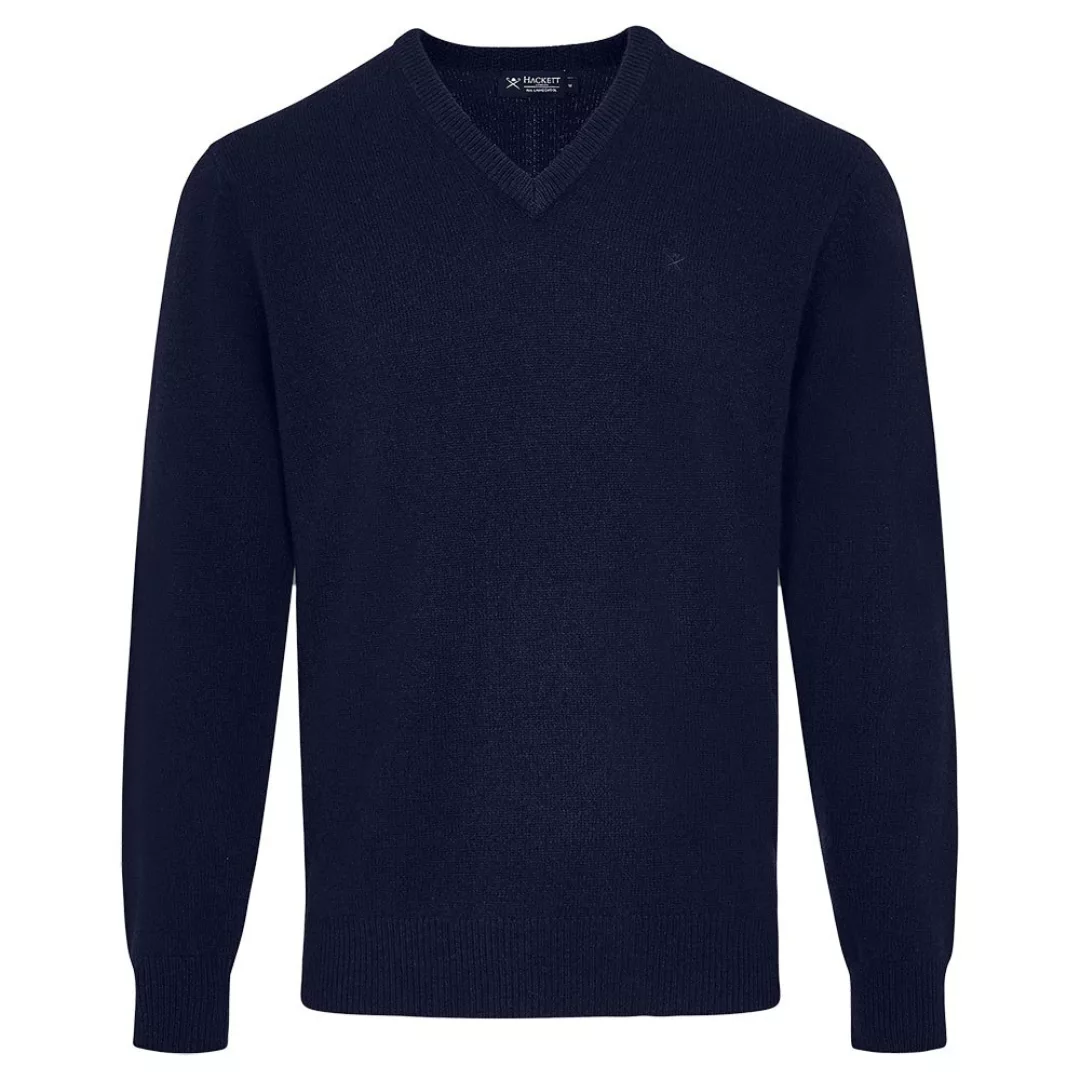 Hackett Lambswool V-ausschnitt Sweater 2XL Navy günstig online kaufen