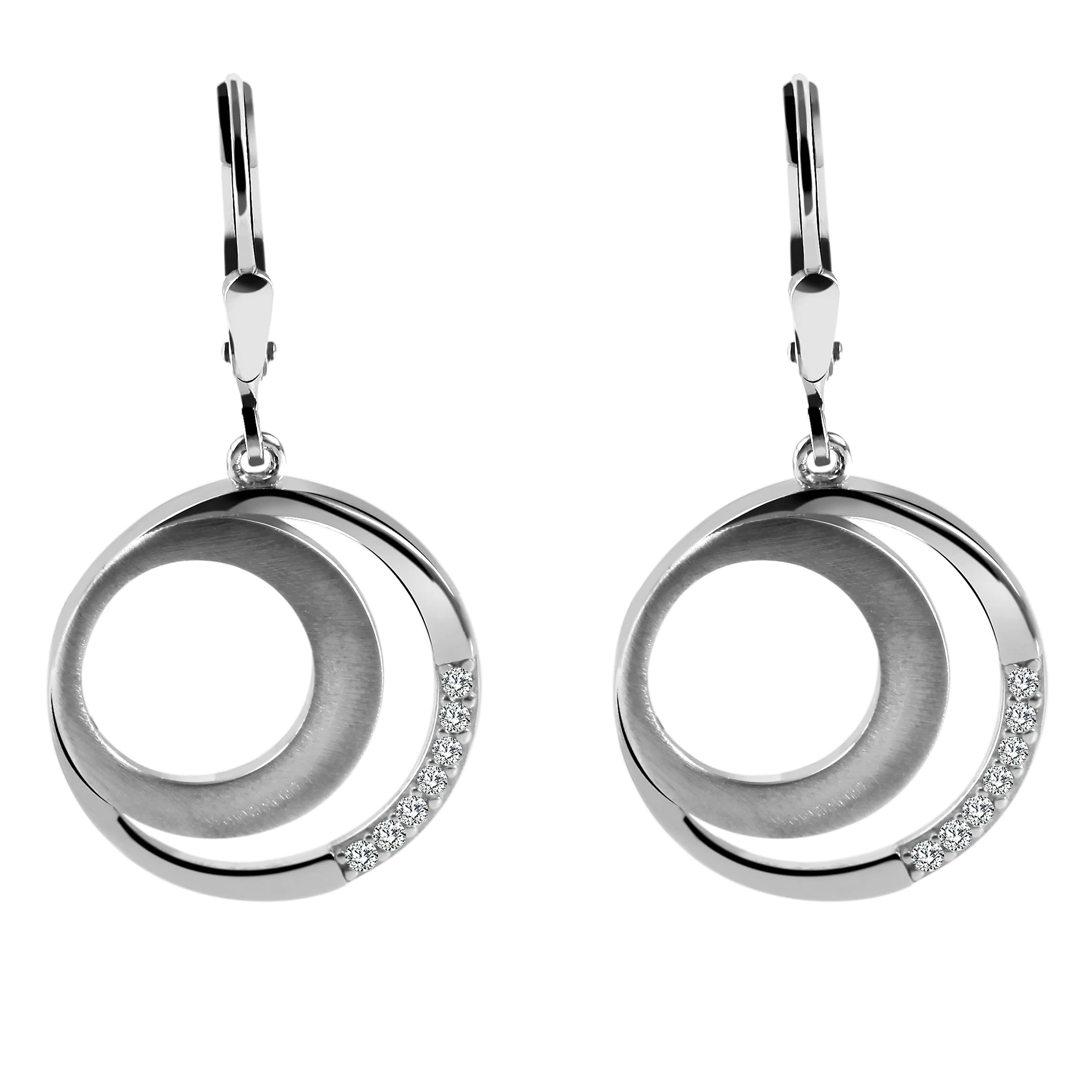 Adelia´s Paar Ohrhänger "Ohrhänger aus 925 Silber mit Zirkonia" günstig online kaufen