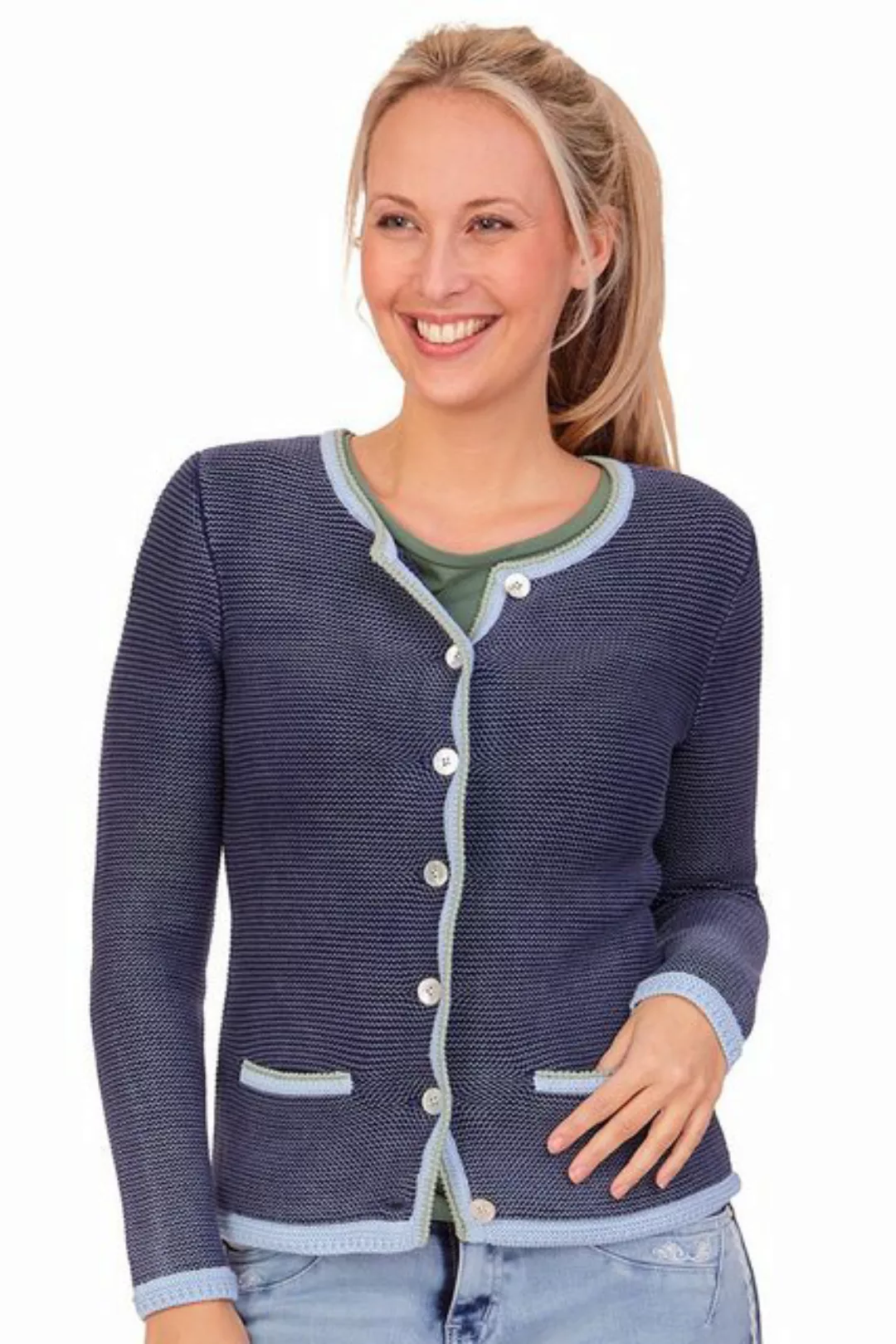 Lieblingsstück Trachtenstrickjacke Trachten Strickjacke - ZARA - navy günstig online kaufen