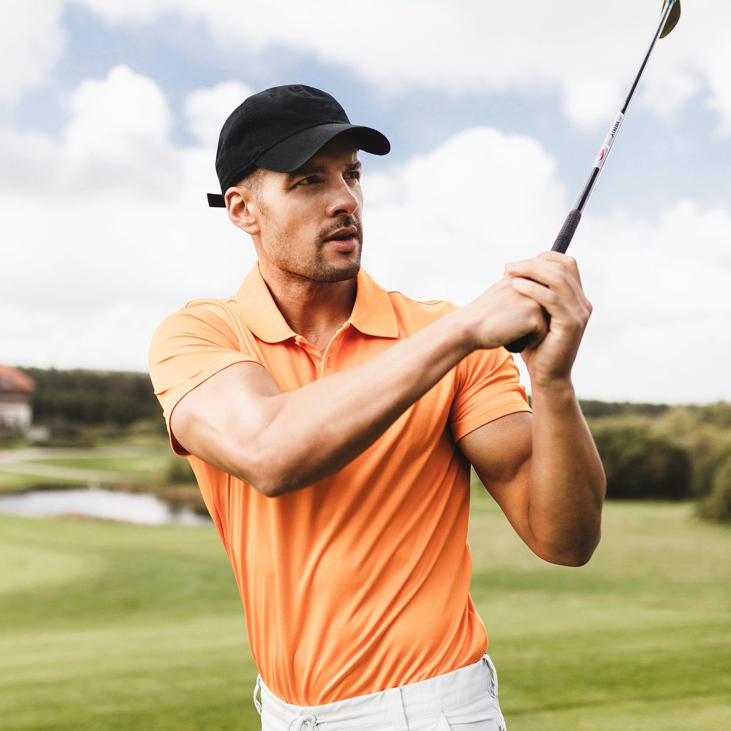 CFLEX Trainingsshirt Herren Sport Fitness Polo-Shirt günstig online kaufen