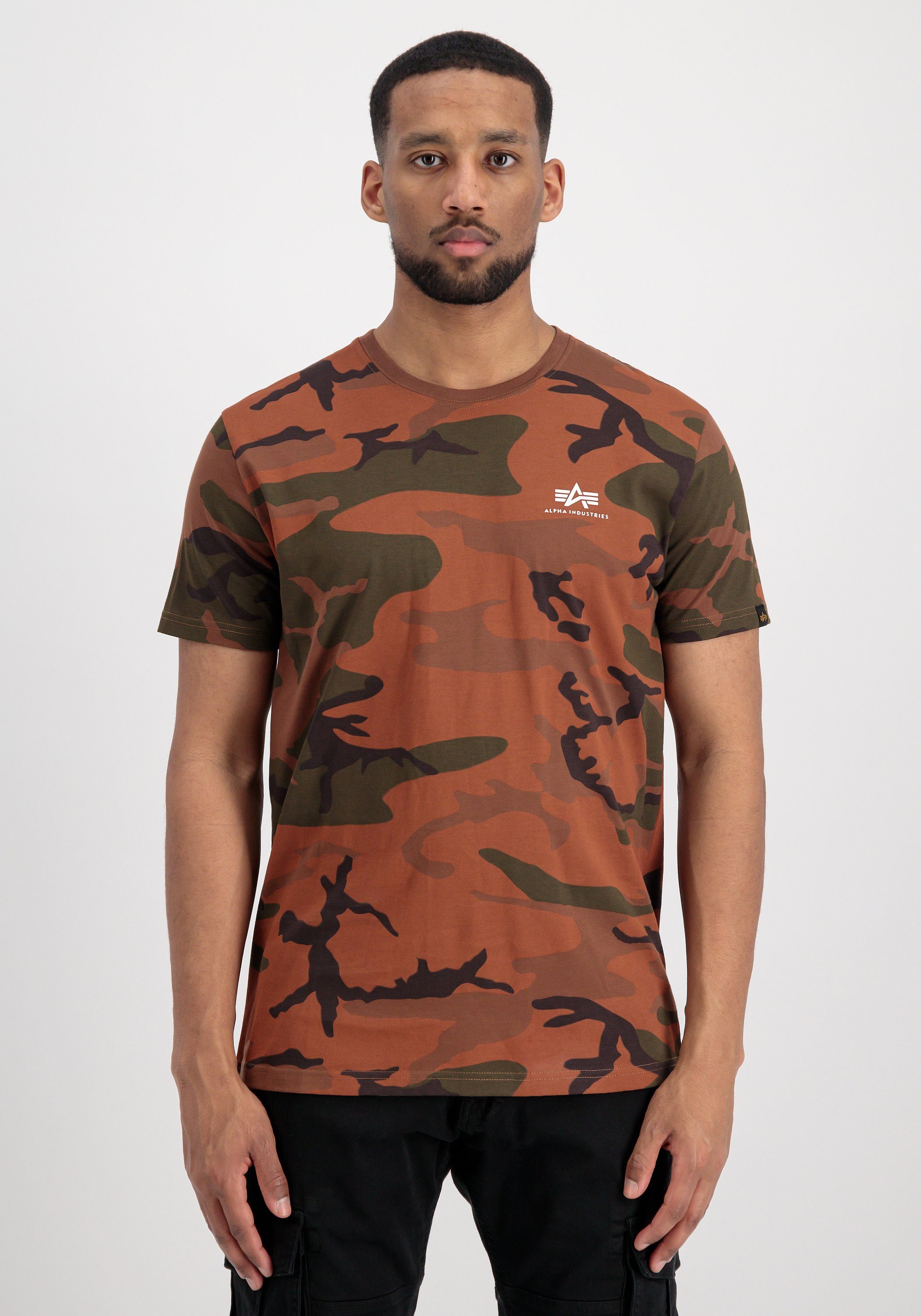 Alpha Industries T-Shirt "Alpha Industries Men - T-Shirts Basic T Small Log günstig online kaufen