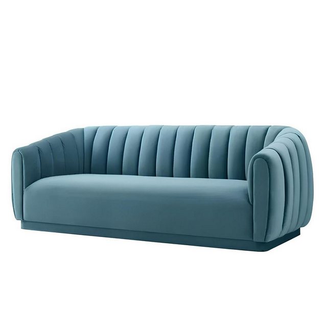 Xlmoebel Sofa Moderne Drei-Personen-Sitzmöbel in Türkis - Polsterdesign-Sof günstig online kaufen