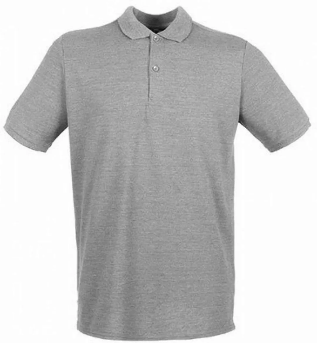 Henbury Poloshirt Herren Modern Fit Cotton Microfine-Piqué Polo Shirt günstig online kaufen