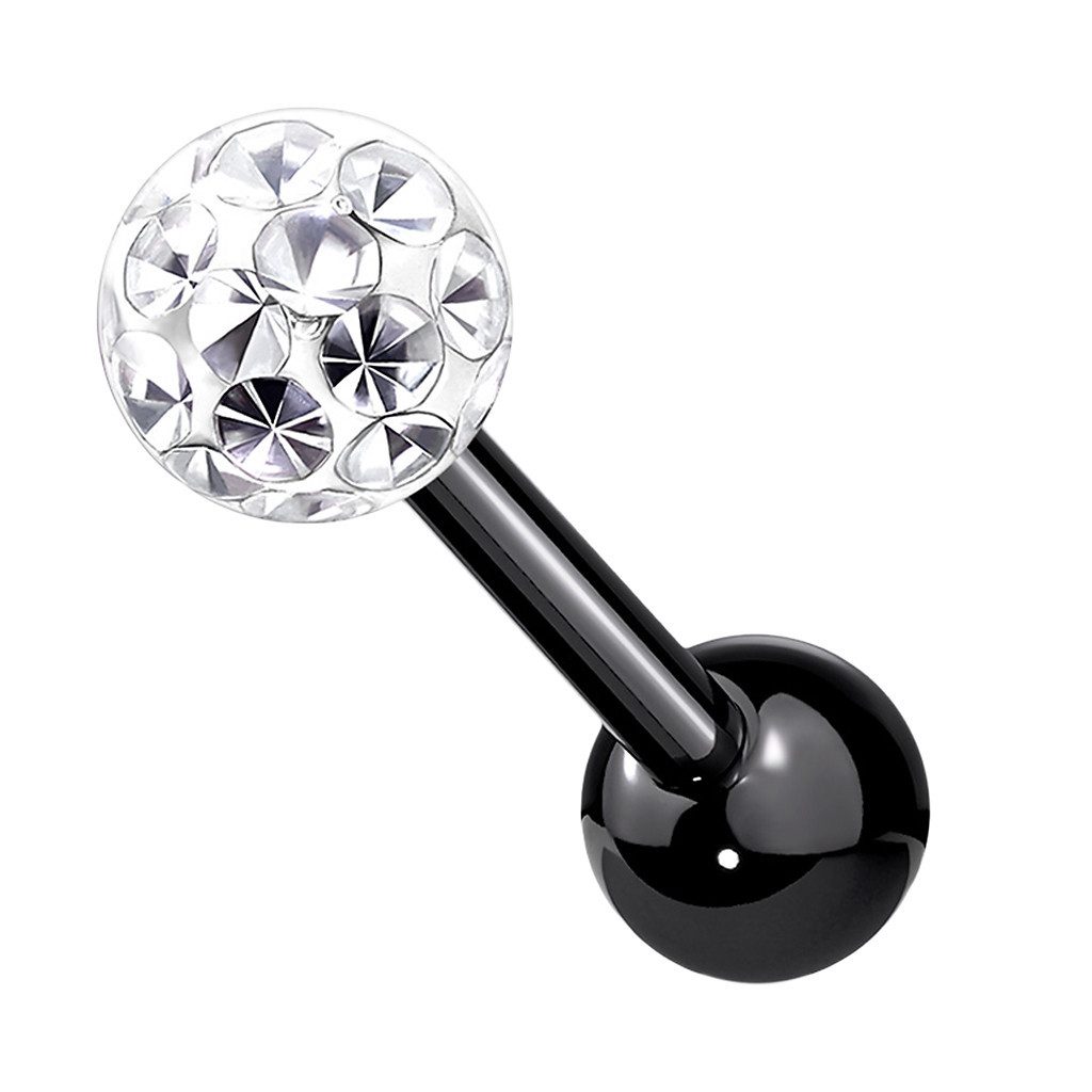 Taffstyle Piercing-Set Tragus Epoxy beschichtet Kristall günstig online kaufen