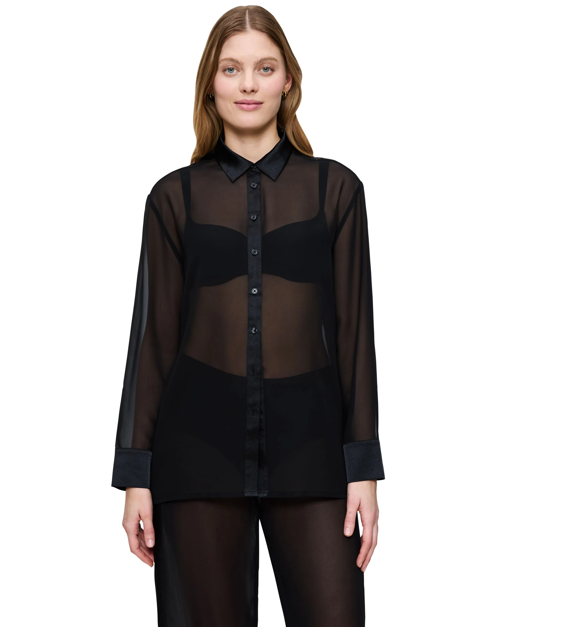 Triumph Hemdbluse "A Weekend to Remember Shirt", transparenter Look günstig online kaufen